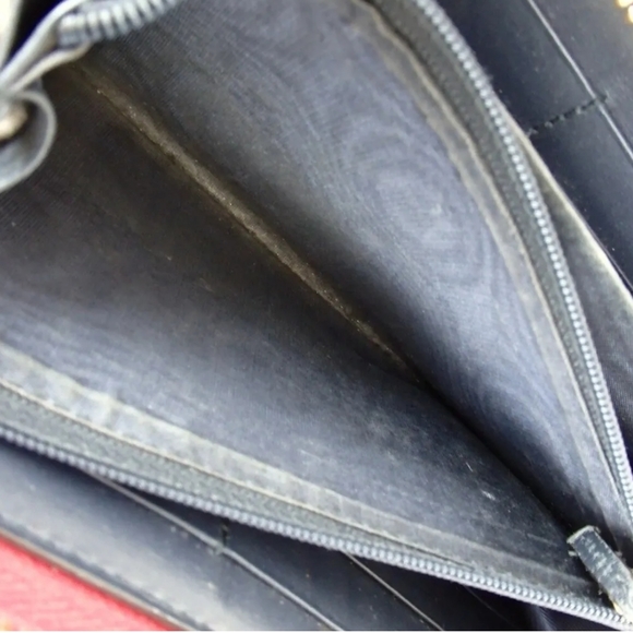 GUCCI SUPREME  WEB RIBBON PURSE/WALLET PVC - Picture 9 of 12